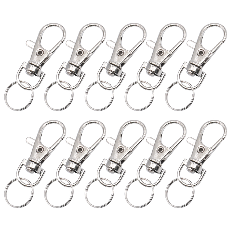 Security Chain Door - 10 ชิ้นกรงอุปกรณ์เสริมประตูหัวเข็มขัดล็อคนกกระต่ายพวงกุญแจ Hook Clasp ภาชนะกุ้งก้ามกราม Parrot