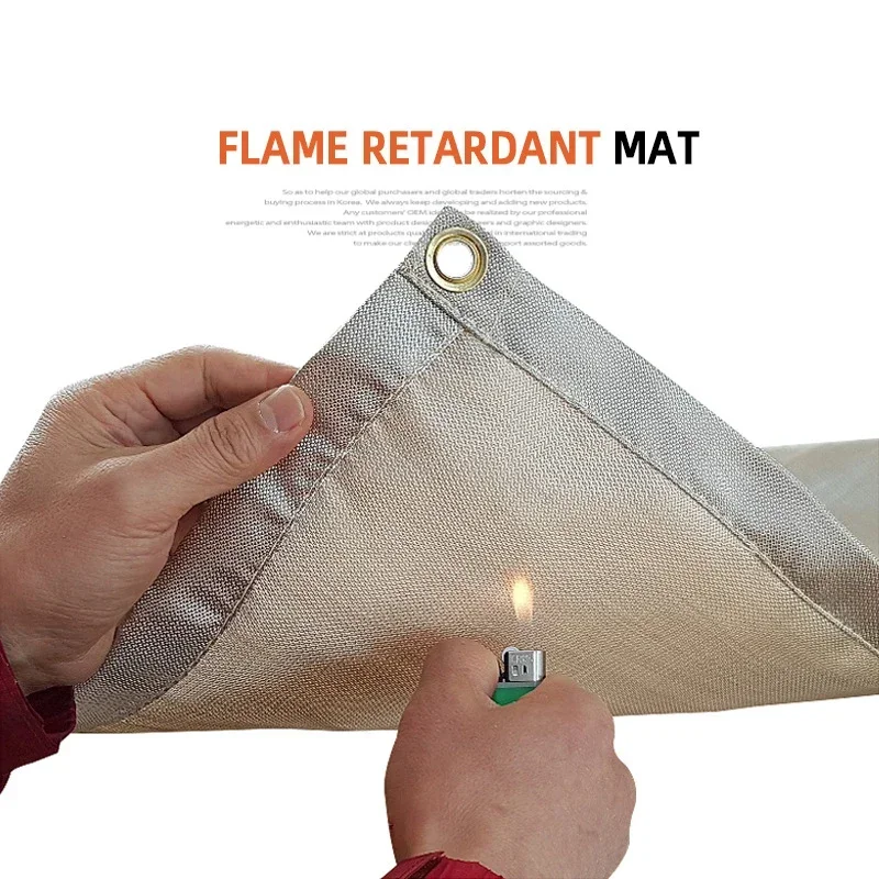 ใหม่กลางแจ้ง Camping ผ้าทนไฟปิ - Fire Blanket Kitchen บทวิจารณ์และราคา