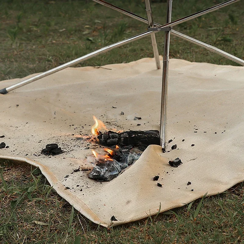 ใหม่กลางแจ้ง Camping ผ้าทนไฟปิ - Fire Blanket Kitchen บทวิจารณ์และราคา