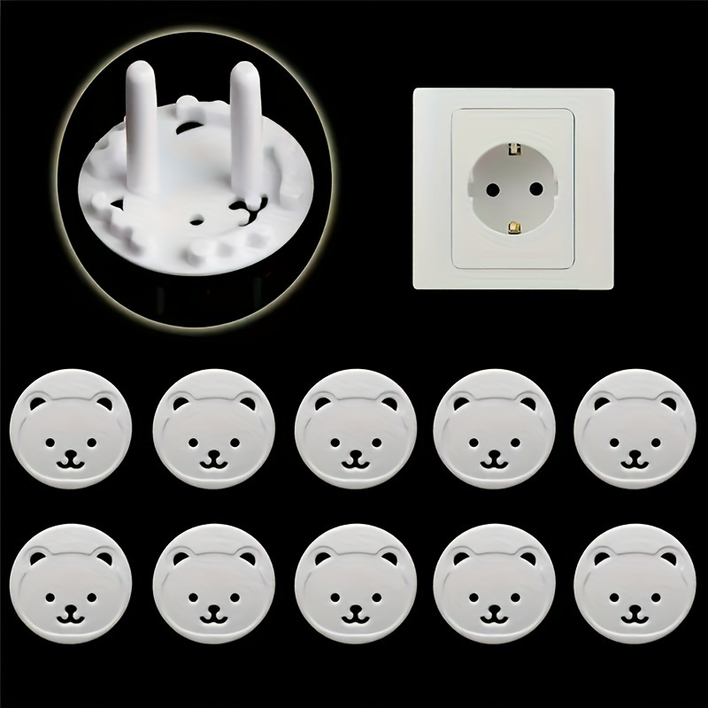 10 ชิ้นหมี EU ปลั๊กไฟปลั๊กไฟฟ้ - Outlet Cover Baby บทวิจารณ์และราคา