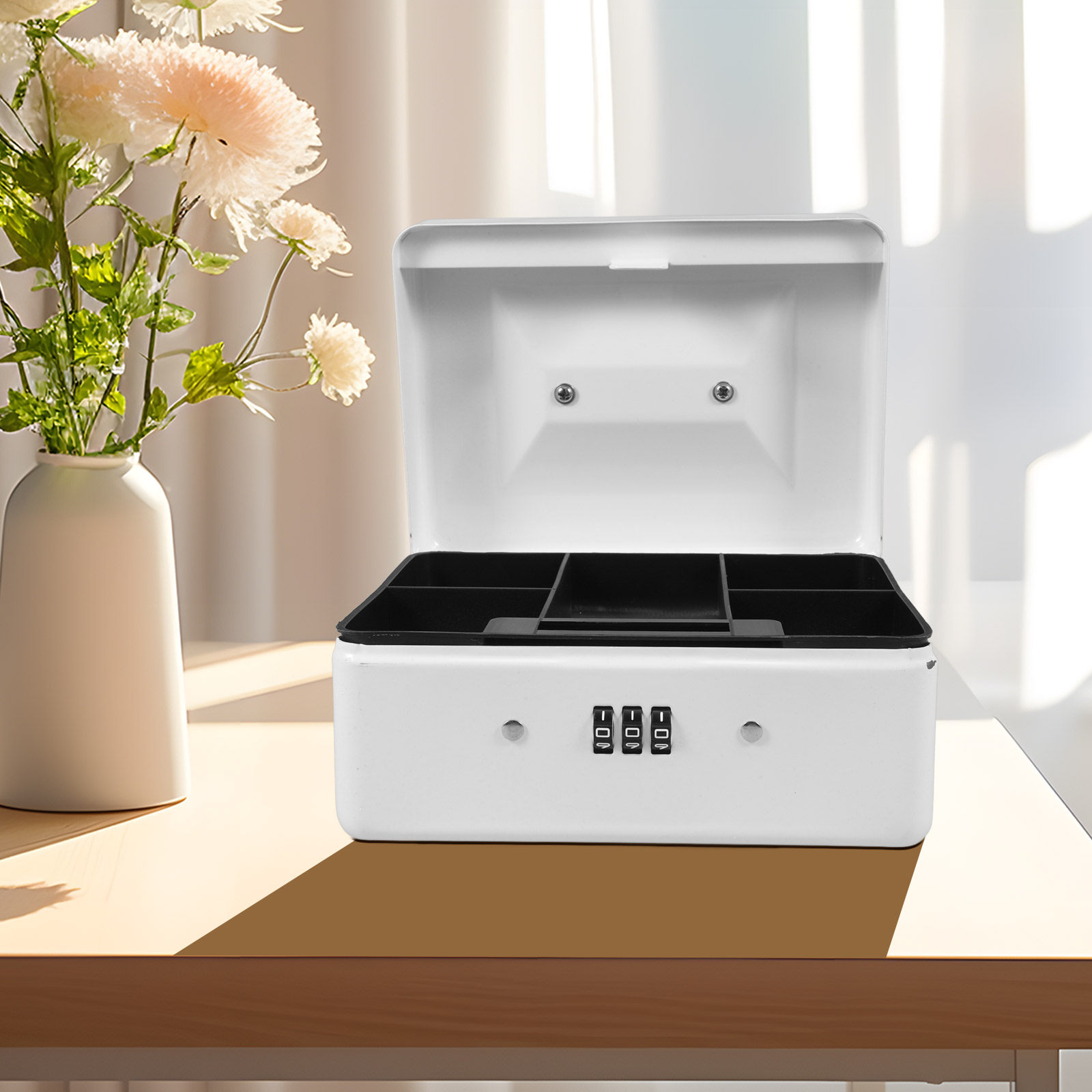 กล่องเก็บเงินเหล็กพร้อมกุญแจล็ - Lockbox Key Secure บทวิจารณ์และราคา