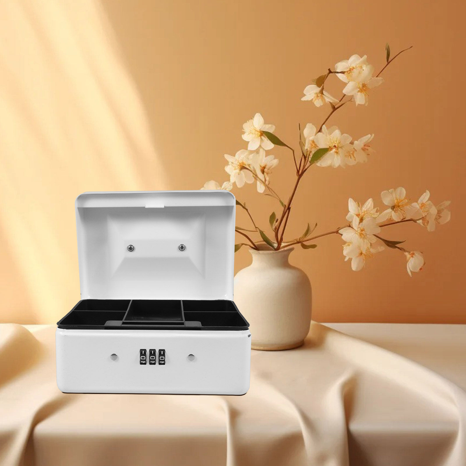 กล่องเก็บเงินเหล็กพร้อมกุญแจล็ - Lockbox Key Secure บทวิจารณ์และราคา
